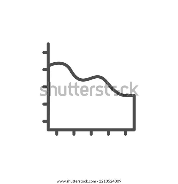Decrease Diagram Vector Icon Stock Vector Illustration Of Sales - Modern Desktop Nature Textures | Free Download