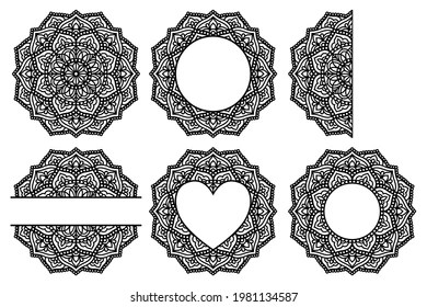 Mandala monogram free svg cut file. Mandala Monogram Images Stock Photos Vectors Shutterstock