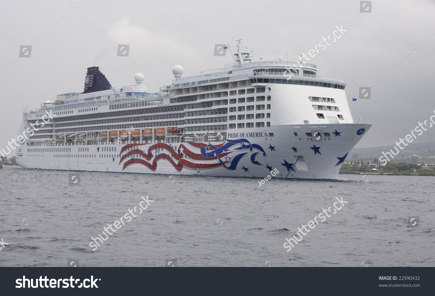Kona Hi July 23 2008 The Norwegian Stock Photo