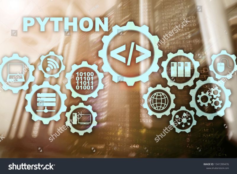 Python Programming Language On Server Room Background Programing - Download Elegant Minimal Design | Ultra HD