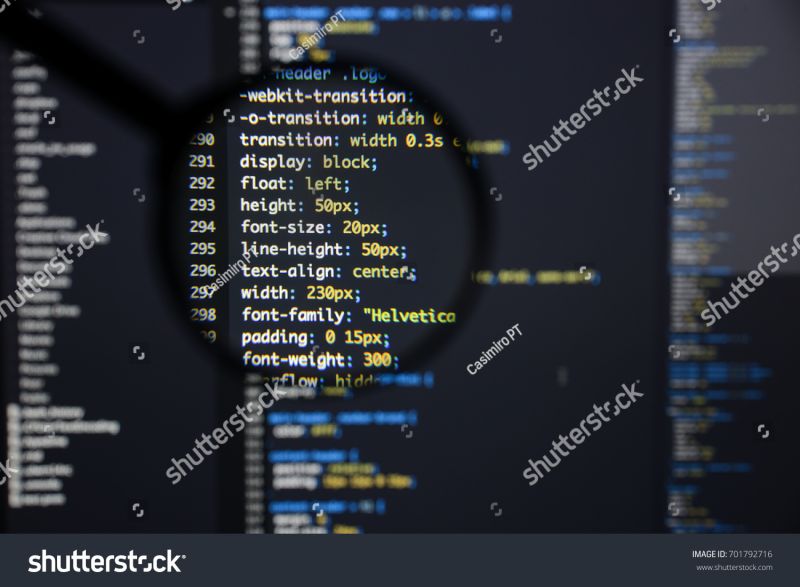 Real Css Code Developing Screen Developer Working On Program Codes - Professional High Resolution Mountain Patterns | Free Download