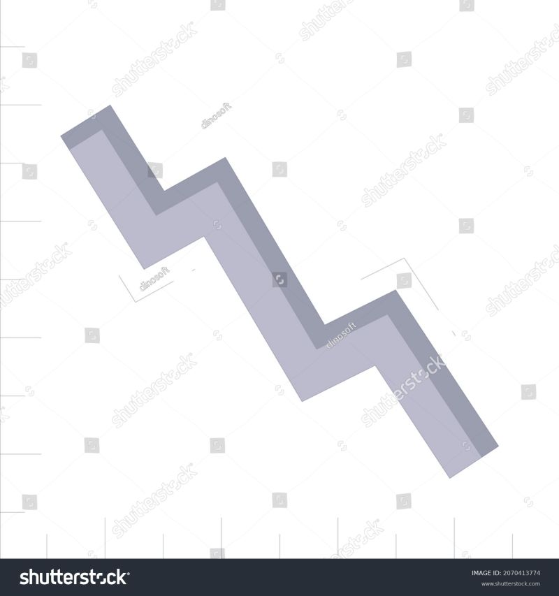 Chart Increase Decrease Vector Icon Data Stock Vector Royalty Free - Premium Geometric Wallpaper Gallery - 8K