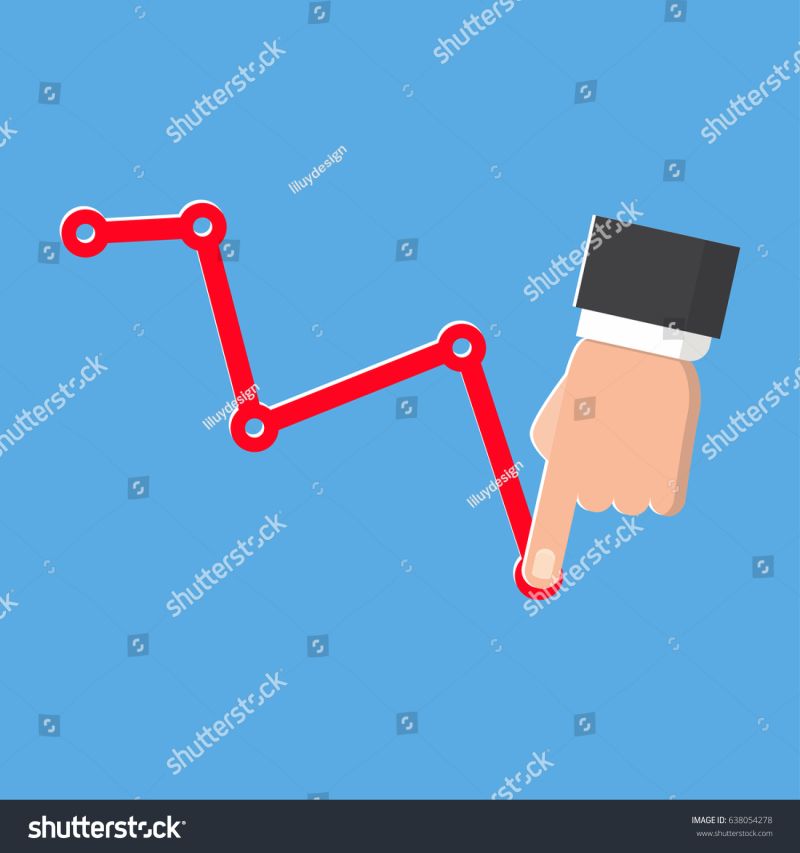 Premium Vector Decrease Graph Vector - Mobile Geometric Illustrations for Desktop