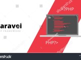 Learn Code Laravel Php Framework Programming Stock Vector Royalty Free