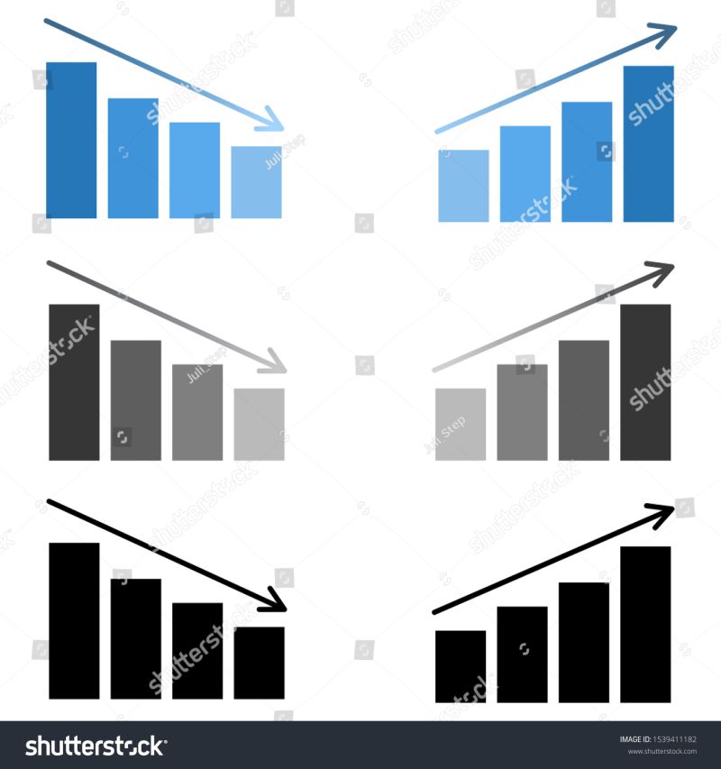 Increase Or Decrease Graph Line Icon Vector Stock Vector Image Art Alamy - Premium Gradient Art Gallery - Mobile