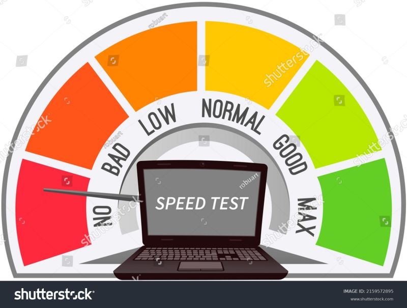 Speed Test Application Website Loading Speed Stock Vector Royalty Free - Best Sunset Arts in High Resolution
