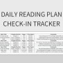 Free Daily Reading Templates For Google Sheets And Microsoft Excel ...
