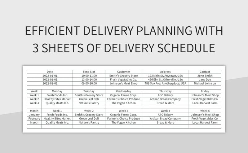 Simple Delivery Schedule Template In Word Pages Google Docs - Gradient Backgrounds - Amazing Full HD Collection
