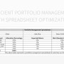 Efficient Portfolio Management With Spreadsheet Optimization Excel ...