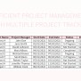 Free Multiple Project Tracking Templates For Google Sheets And Microsoft Excel - Slidesdocs