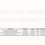 Efficient Task Tracker For Enhanced Productivity Excel Template And ...