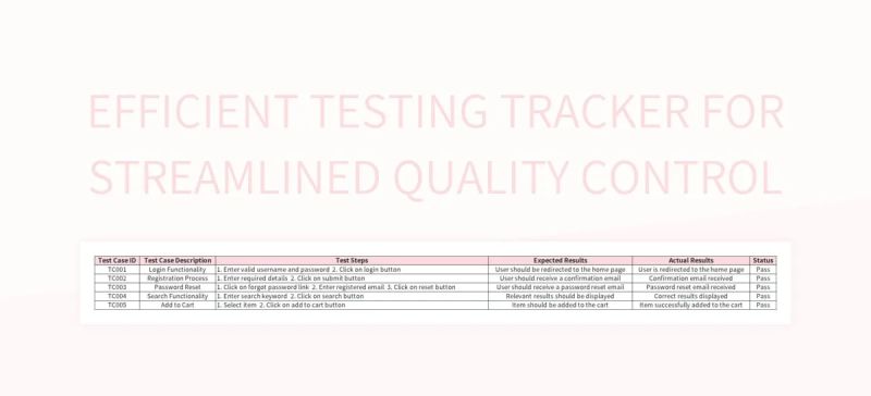 Ensure High Quality Software With This Software Testing Excel Download Templatestaff - Premium Minimal Texture Gallery - Retina