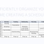Schedule Organizer Efficiently Manage Your Time Excel Template And ...