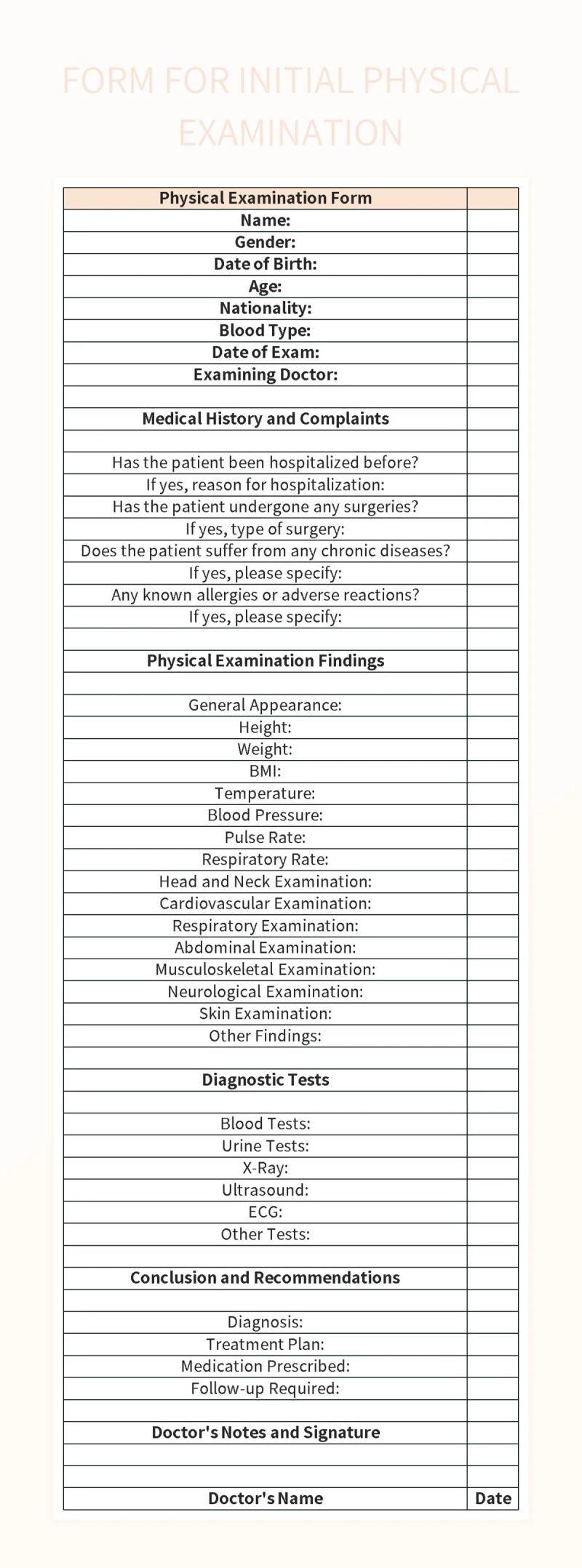 Free 9 Sample Physical Examination Forms In Pdf Ms Word - Premium Full HD Dark Photos | Free Download