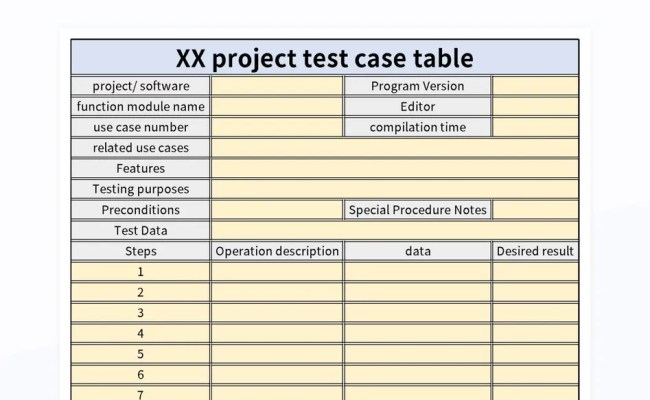Free Use Case Templates For Google Sheets And Microsoft Excel - Slidesdocs