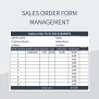 Sales Order Form Management Excel Template And Google Sheets File For ...
