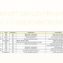 Free Data Entry Templates For Google Sheets And Microsoft Excel ...