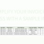 Simplify Your Invoicing Process With A Sample Invoice Excel Template ...