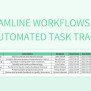 Streamline Workflows With An Automated Task Tracker Excel Template And ...