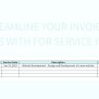 Streamline Your Invoicing Process With For Service Invoices Excel Template And Google Sheets ...