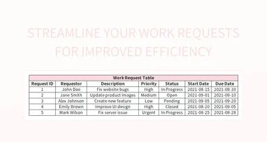 Free Work Process Templates For Google Sheets And Microsoft Excel Slidesdocs - Modern Mountain Pattern - Ultra HD