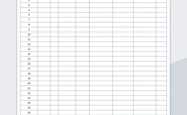 Free Homework Templates For Google Sheets And Microsoft Excel - Slidesdocs