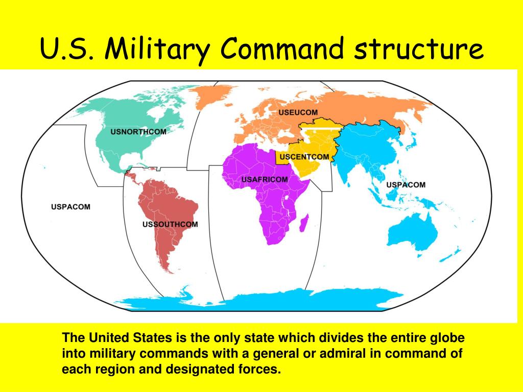 Decoding The US Central Command Map A Friends Guide U S Military Command Structure L 