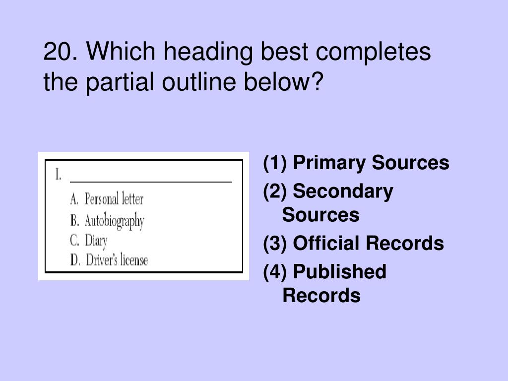 Ppt Unit 7 Regents Exam Questions Powerpoint Presentation Free Download Id 1696063 31 3 The Role of Geography in Military History is the best option from the list in terms of a heading that best completes the partial outline.