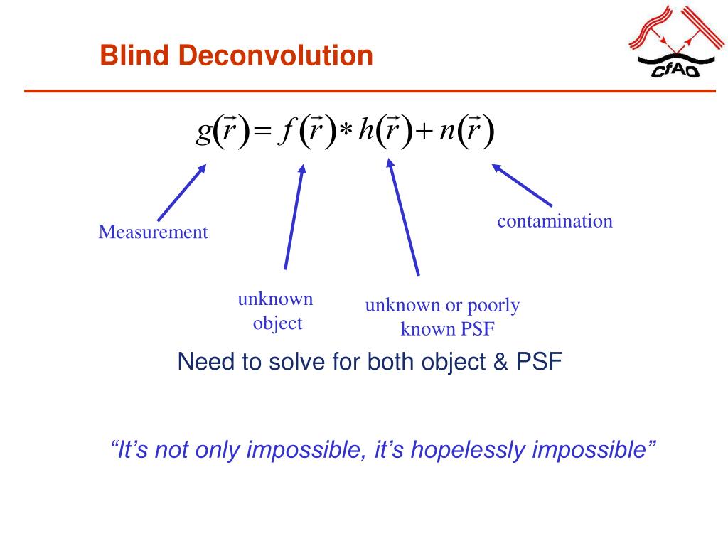 A case study with line charts dae … PPT - Image Processing and Deconvolution PowerPoint