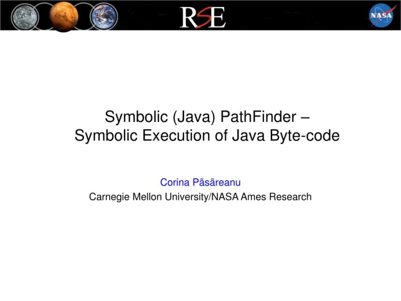 Ppt Symbolic Java Pathfinder Symbolic Execution Of Java Byte Code - Premium Colorful Picture Gallery - Retina