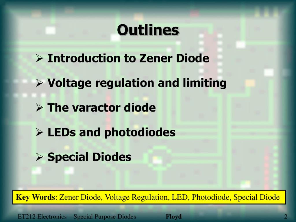 Ppt Special Purpose Diodes Powerpoint Presentation Free