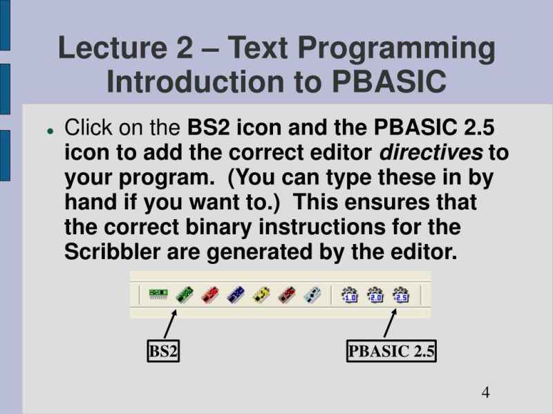 Ppt Engr 101 Robotics Lecture 2 Text Programming Powerpoint - Vintage Pictures - Elegant 4K Collection