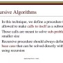 PPT - Recursive Algorithms PowerPoint Presentation, Free Download - ID ...