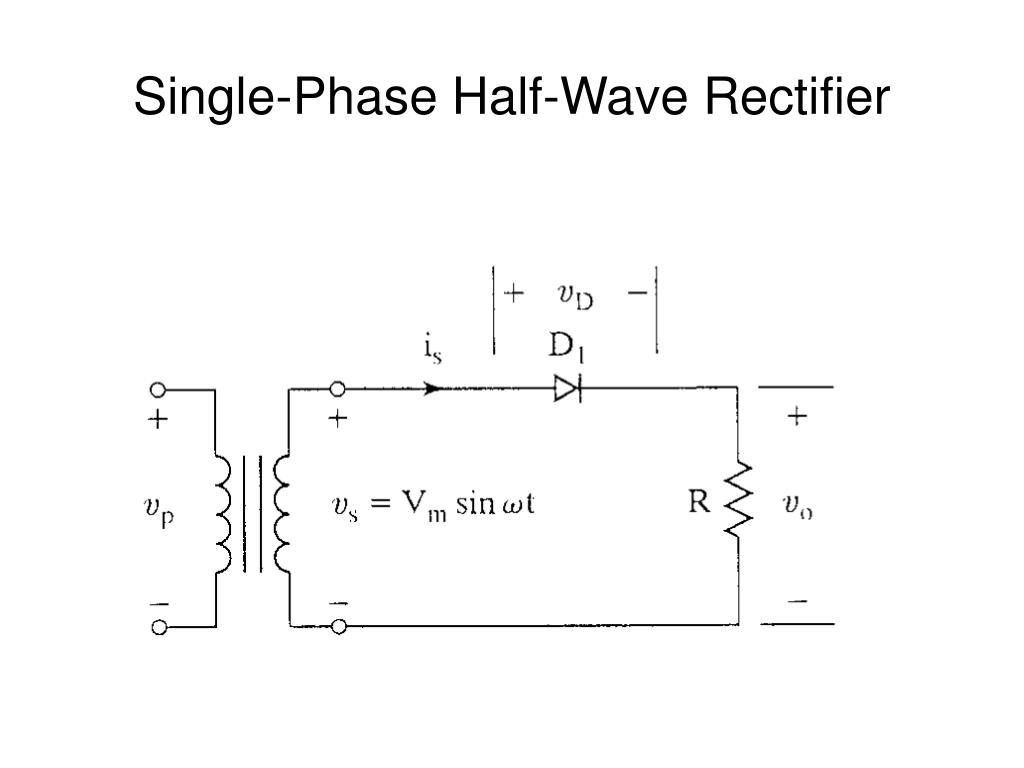 Ppt Single Phase Half Wave Rectifier Powerpoint