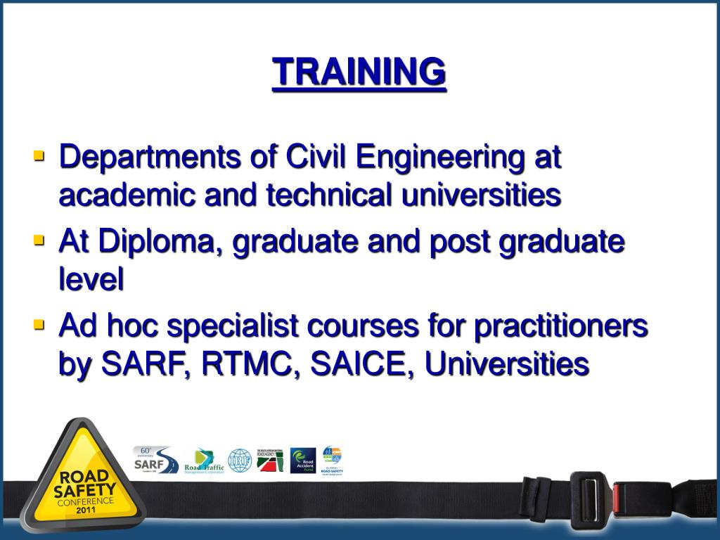 Ppt Capacity Building In Road Safety Engineering Powerpoint