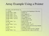 Ppt C Arrays And Pointers Powerpoint Presentation Free Download Id