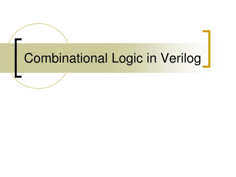 In Verilog Is It Possible To Instantiate Modules And Also Have Combinational Logic Assigns In - Full HD City Arts for Desktop