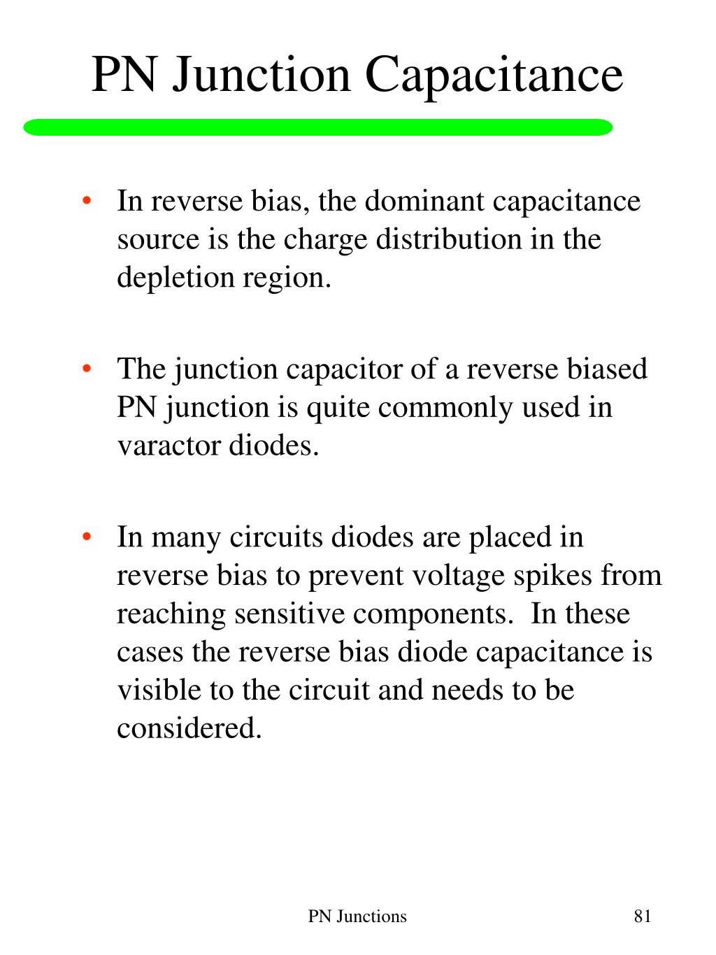 Ppt Diodes Under Bias Powerpoint Presentation Free
