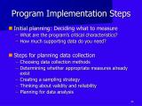 Ppt Needs Analysis Program Evaluation Program Implementation