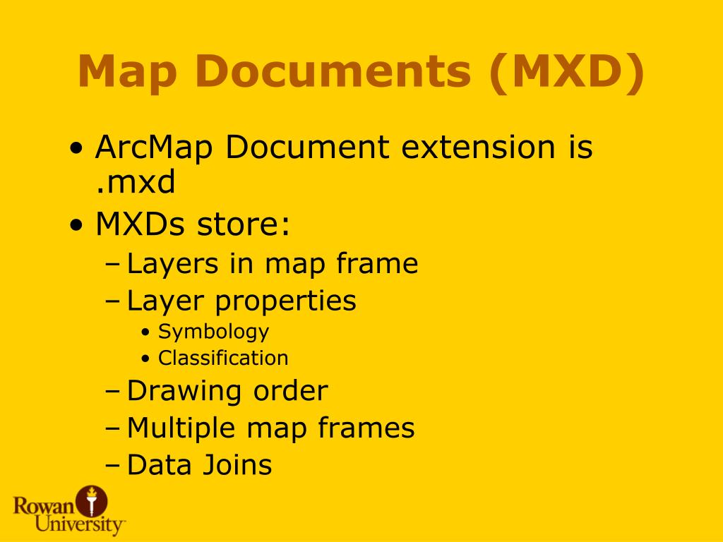 PPT Creating Thematic Maps Introducing Arccatalog Powerpoint Map Documents Mxd L.