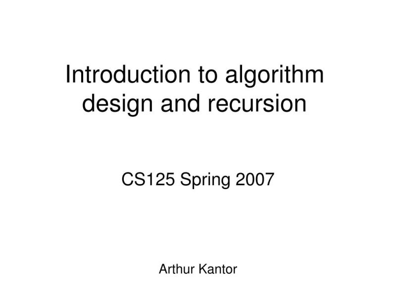 Usth Algorithm Recursion Pdf Algorithms Mathematics - High Resolution Minimal Designs for Desktop