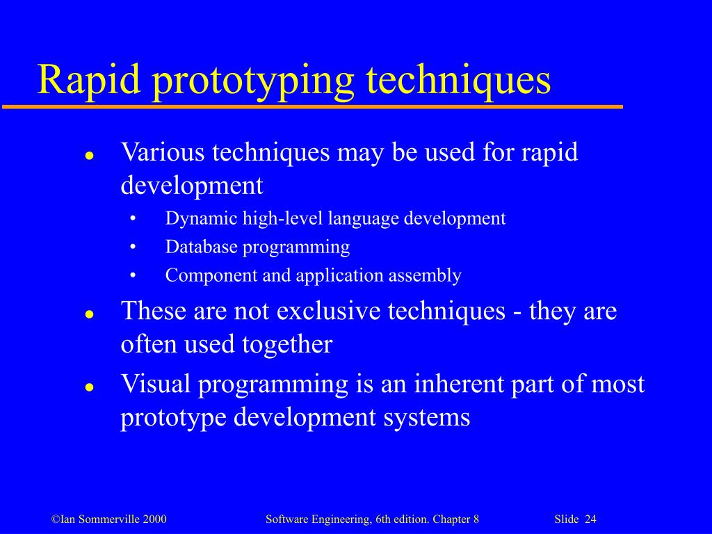 In the process of user interface design, rapid prototyping refers to the process of designers quickly creating prototypes and simulating the . Ppt Software Prototyping Powerpoint Presentation Free Download Id 484535