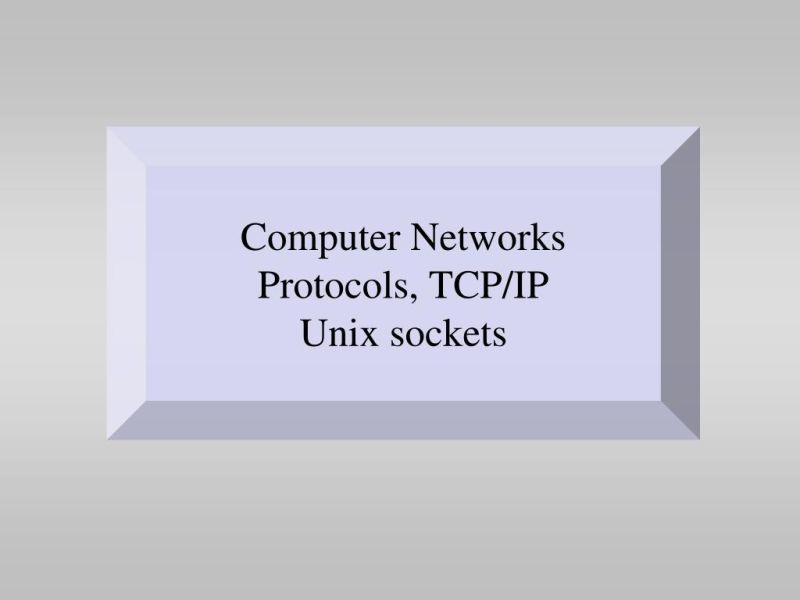 Outline Unix Sockets Pdf Network Architecture Internet Protocols - Landscape Illustrations - Ultra HD HD Collection
