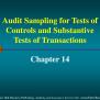 PPT - Audit Sampling For Tests Of Controls And Substantive Tests Of ...