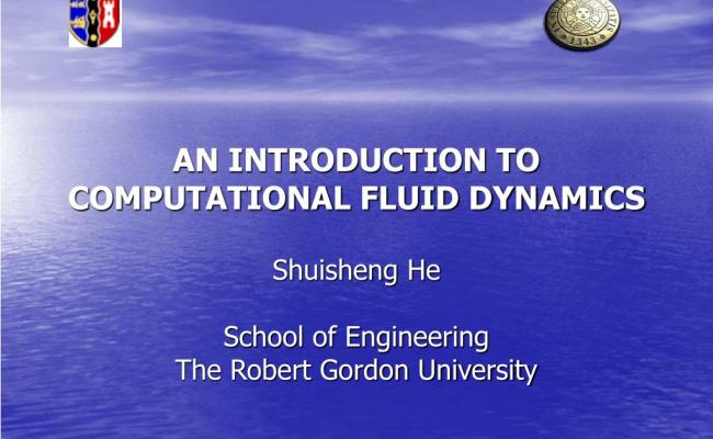 PPT - AN INTRODUCTION TO COMPUTATIONAL FLUID DYNAMICS PowerPoint ...