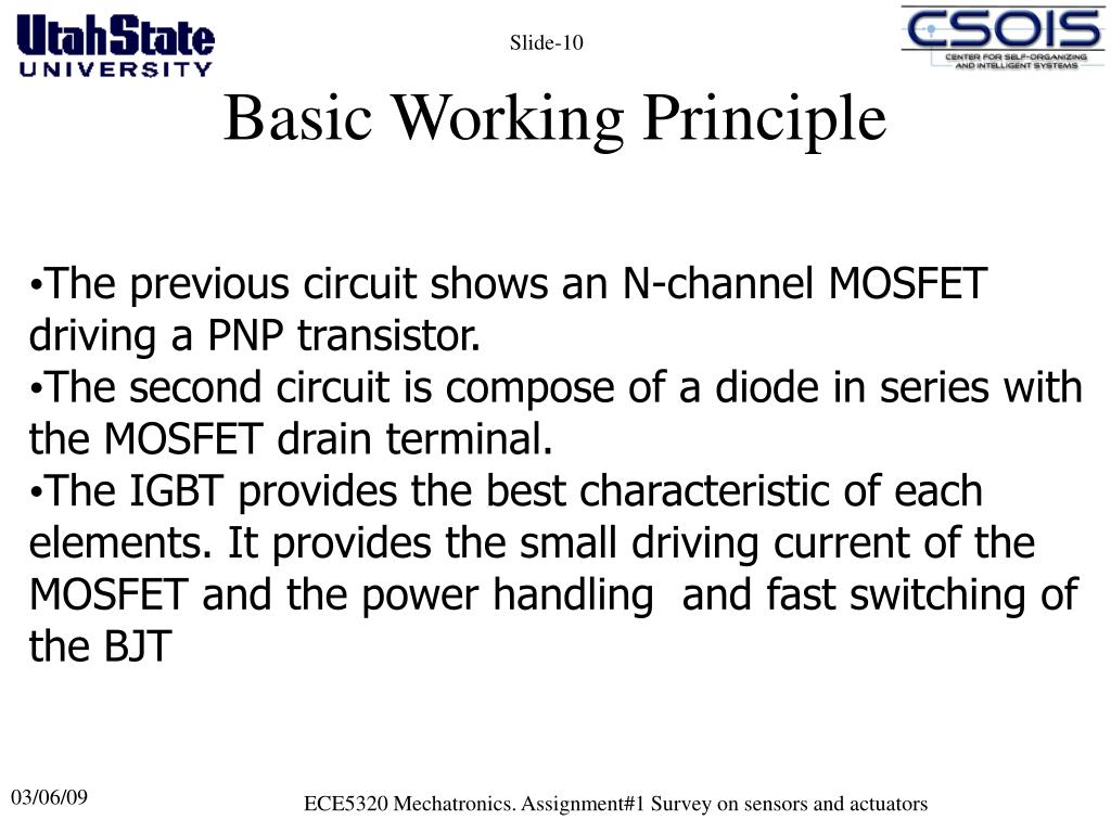 Ppt Ece5320 Mechatronics Igbt Powerpoint Presentation
