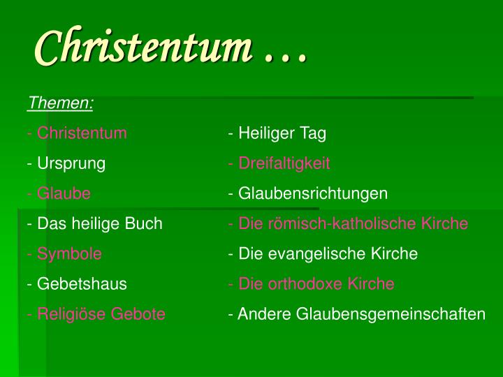 Ppt Christentum Powerpoint Presentation Free Download Id 742783