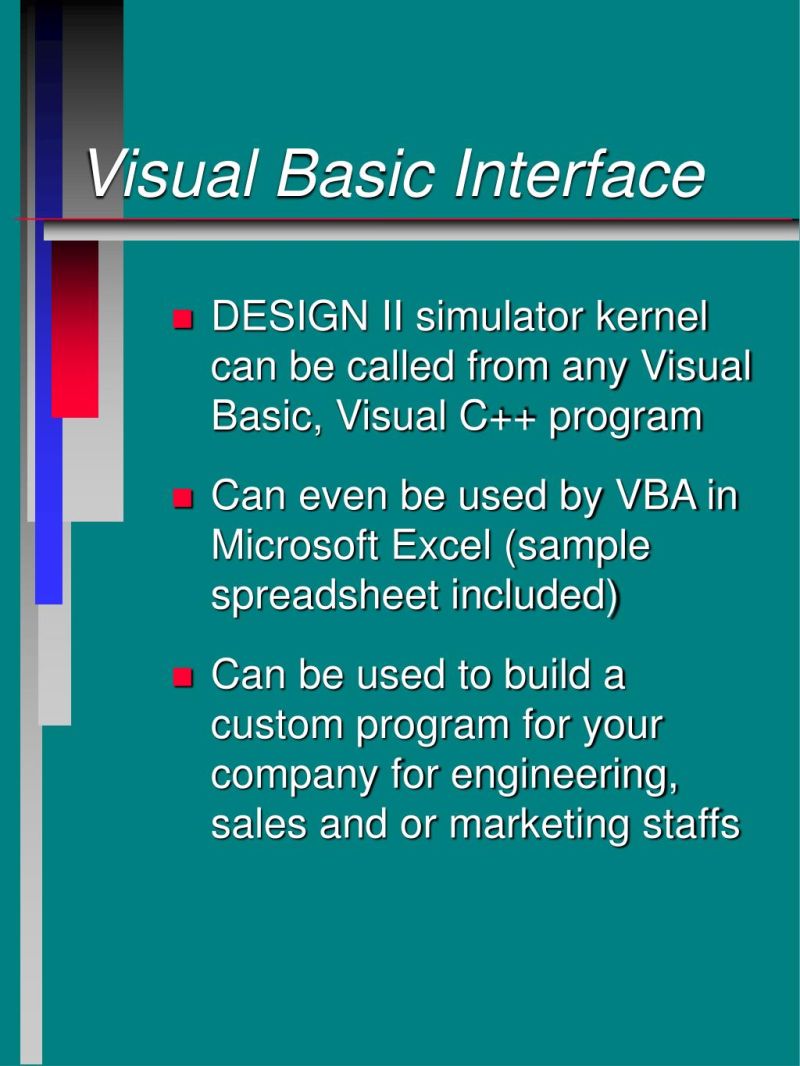Ppt Chapter 2 Visual Basic Interface Powerpoint Presentation Free - Ultra HD Light Picture - Retina