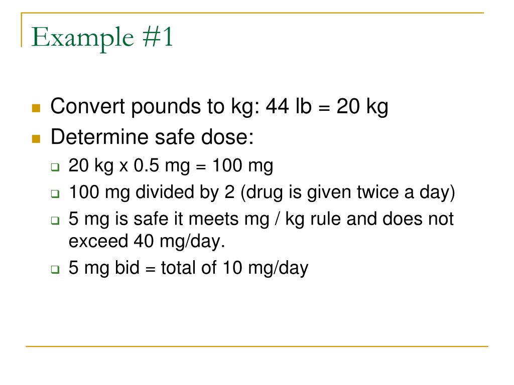PPT - Pediatric Medication Calculations PowerPoint ...