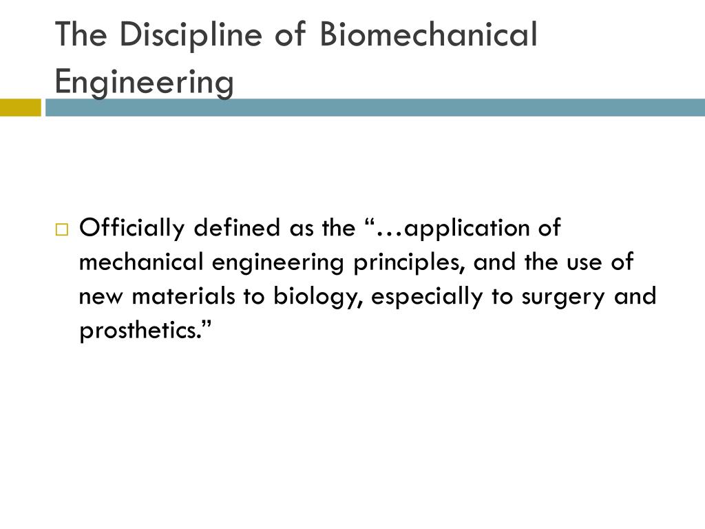 Ppt Applications And Advancements In Biomechanical